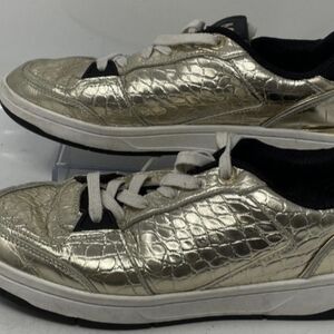Michael Kors Gold Sneakers
